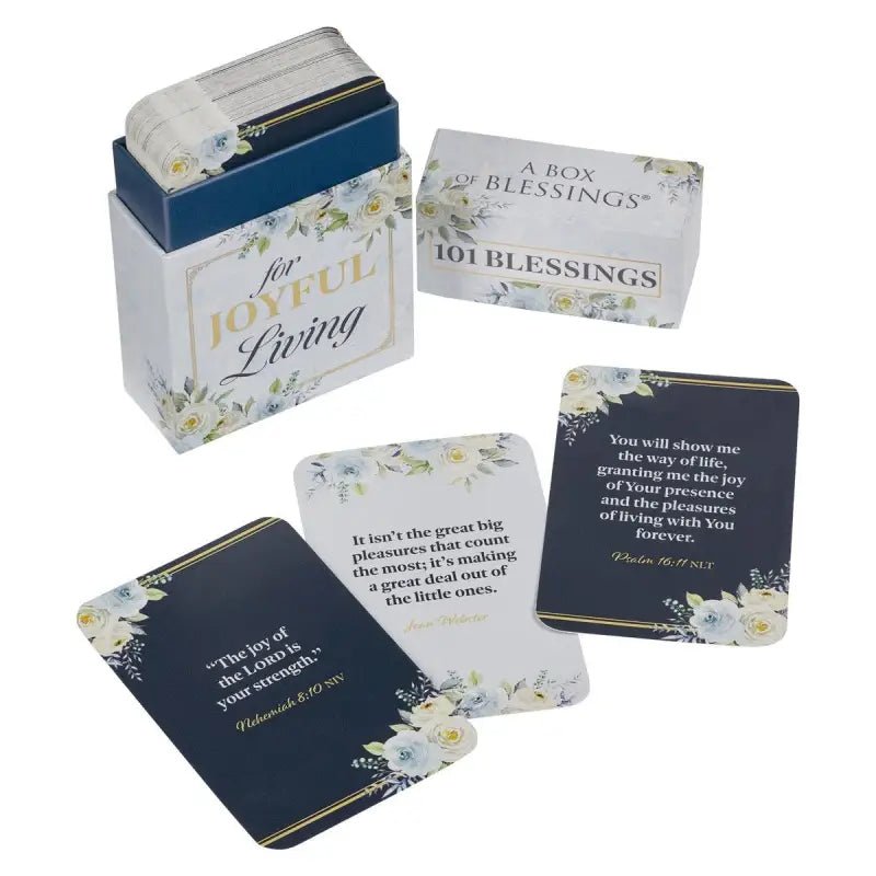 101 Blessings for Joyful Living Box of Blessings - Box of Blessings
