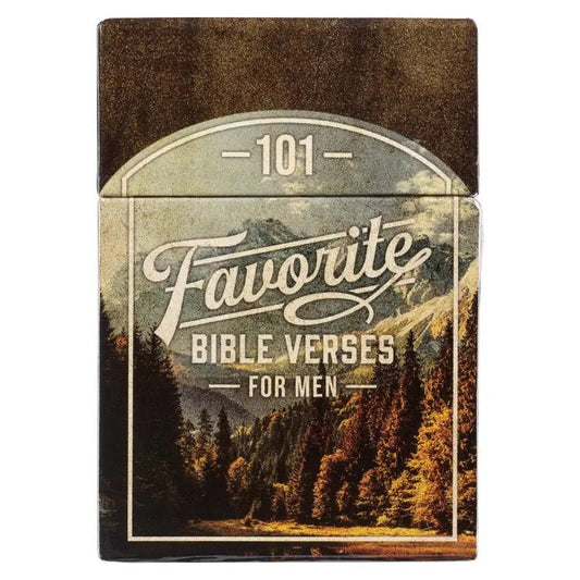 101 Favorite Bible Verses for Men Box of Blessings - Box of Blessings