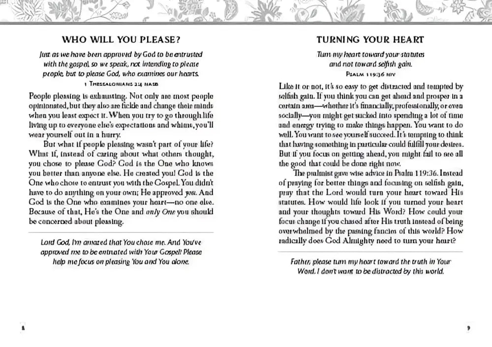 180 Devotions for When Life Is Overwhelming - Devotionals pages religious text