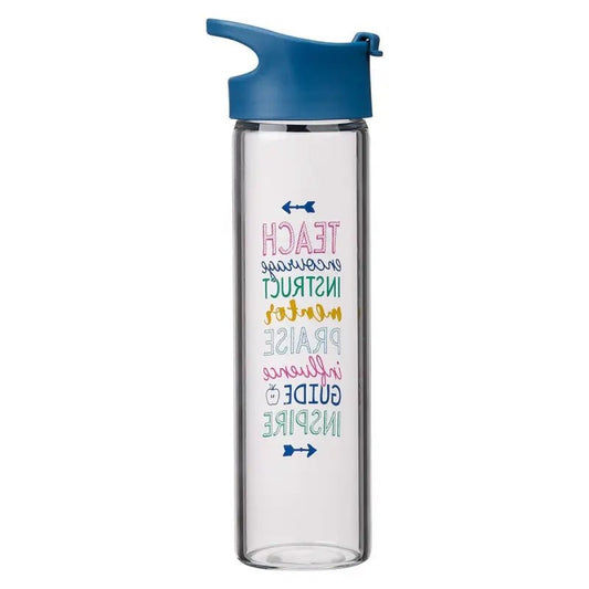 A Great Teacher Glass Water Bottle - Water Bottles
