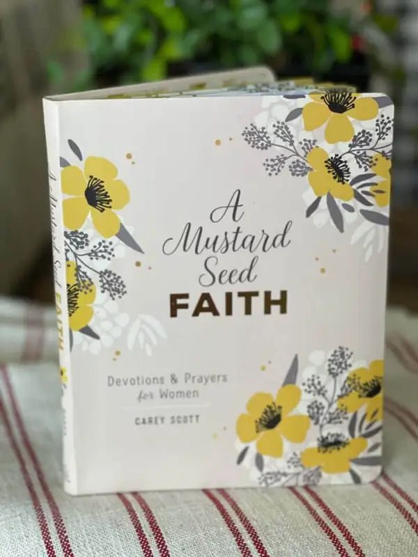 A Mustard Seed of Faith Devotional - Devotionals floral-themed devotional book