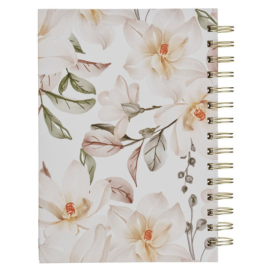 All Things for Good White Magnolia Spiral Journal | Journals | 2
