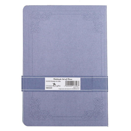 Be Still and Know Floral Notebook Set (3 - Pack) | Notebooks | 2