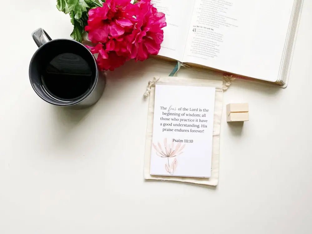 Bible Verse Card and Encouraging Affirmations - Prayer Cards