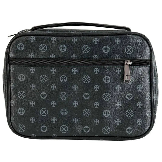 Black Heart Bible Cover - Large - Bible Covers