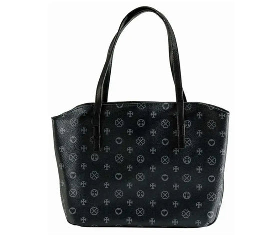 Black Heart Wedge Bible Cover - Bible Covers