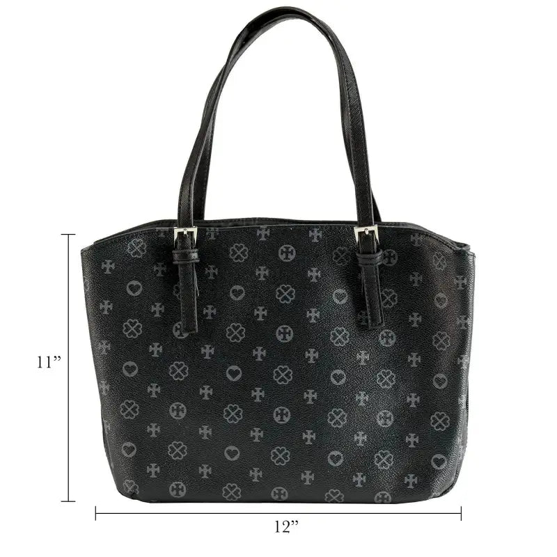 Black Heart Wedge Bible Cover - Bible Covers