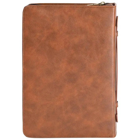 Brown Classic Bible Cover (X-Large) - Bible Covers