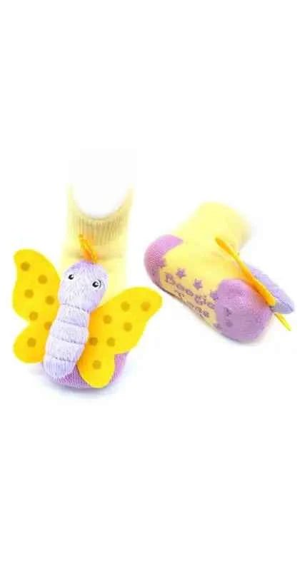 Butterfly Boogie Toes Rattle Socks