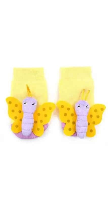 Butterfly Boogie Toes Rattle Socks