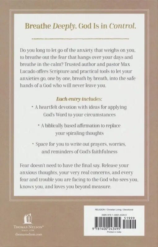 Calm Moments for Anxious Days: A 90-Day Devotional Journey - Devotionals