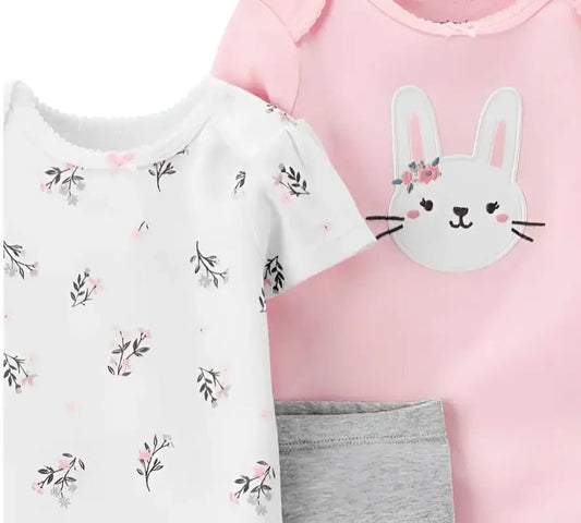 Carter’s My First Love Girls 3-PC Bodysuit - Girl’s Outfits baby clothing set