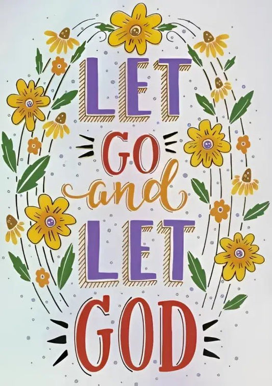 Christian Inspirational Gold accents Boxed Cards - Greeting Cards floral-framed inspirational message