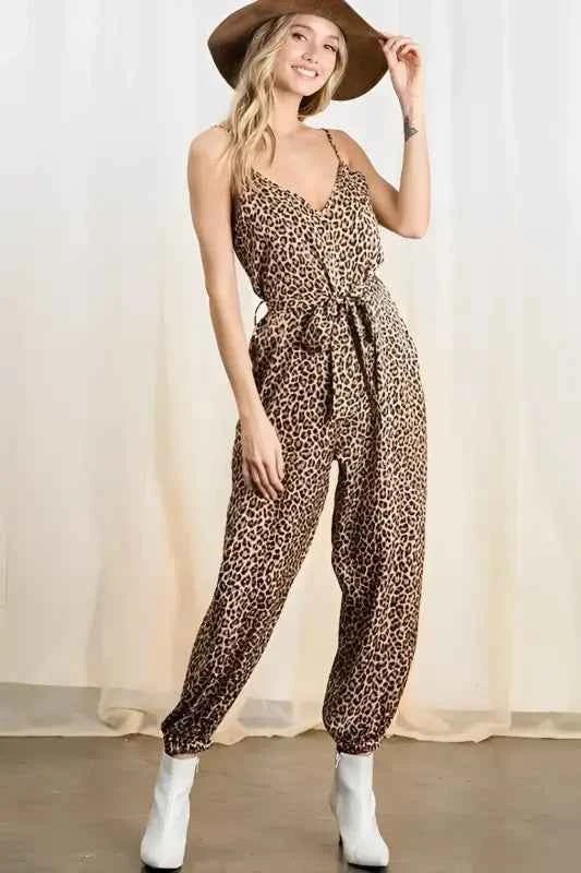Emily Animal Print Jumpsuit