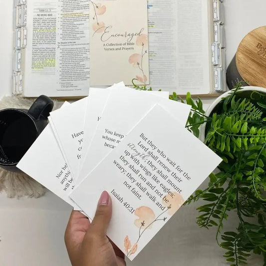 Encouraging Bible Verse and Prayer Cards - Scripture Cards