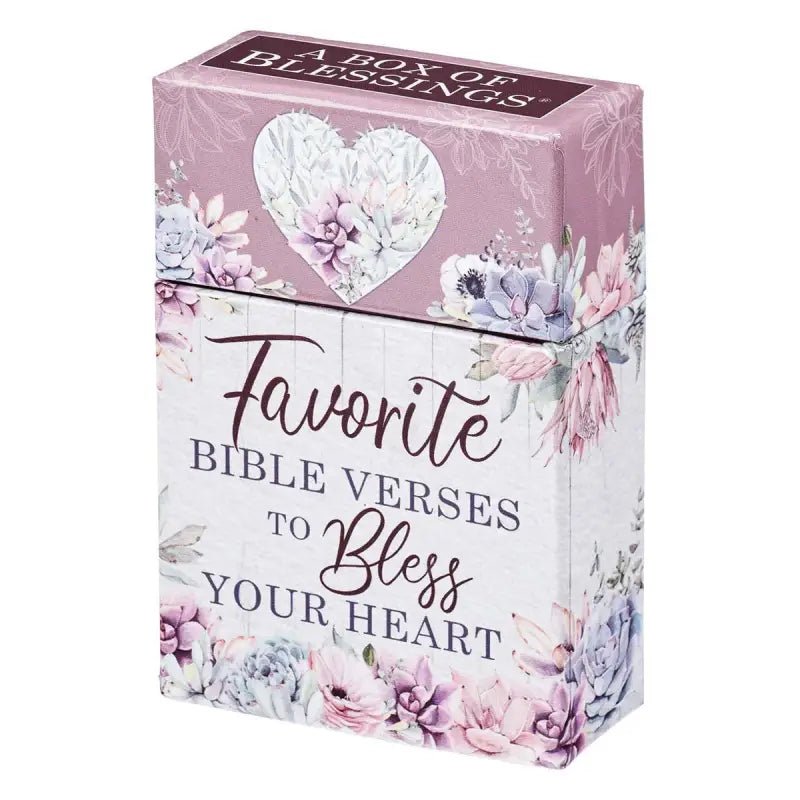 Favorite Bible Verses to Bless Your Heart Box of Blessings - Box of Blessings