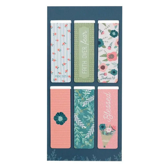 Floral Garden Magnetic Bookmark Set - Magnetic Bookmarks