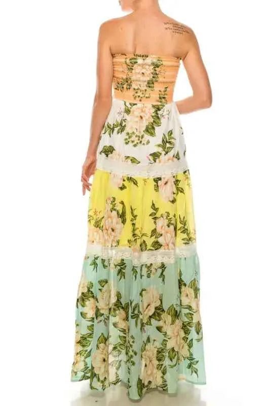 Floral Patchwork Dress