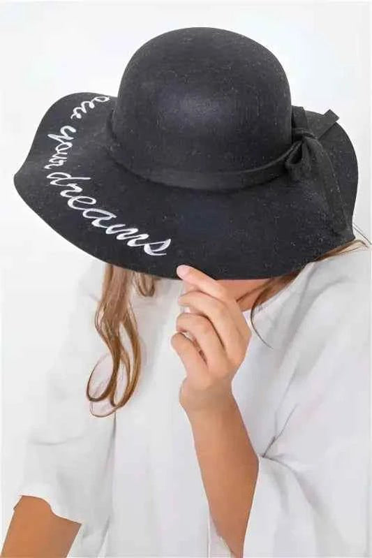 Follow Your Dreams Wide Brim Hat