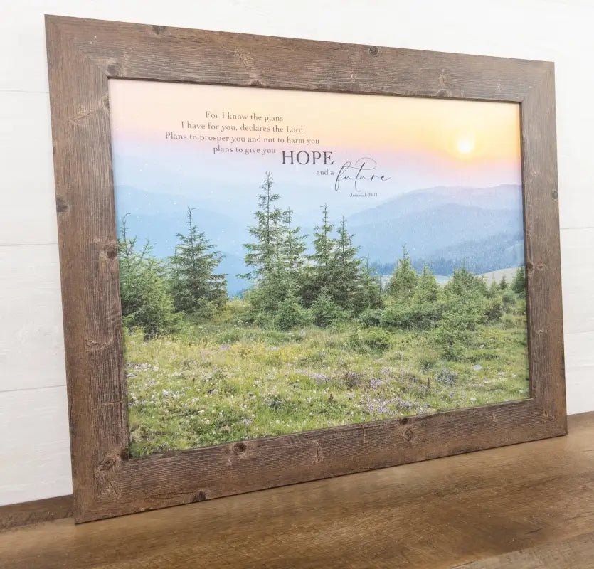 For I Know The Plans I Have For You Biblical Spiritual Art - Shelf & Wall Art