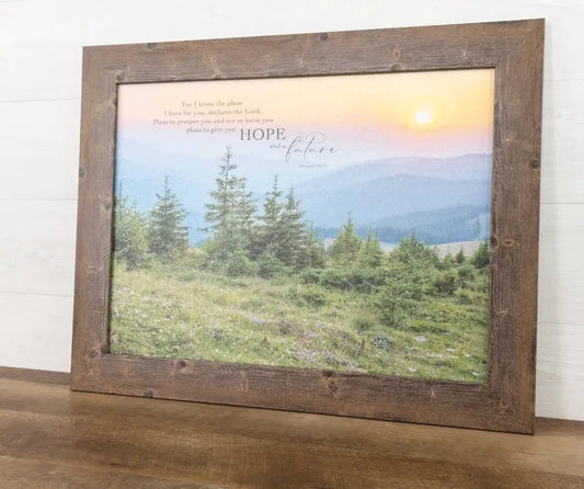 For I Know The Plans I Have For You Biblical Spiritual Art - Shelf & Wall Art