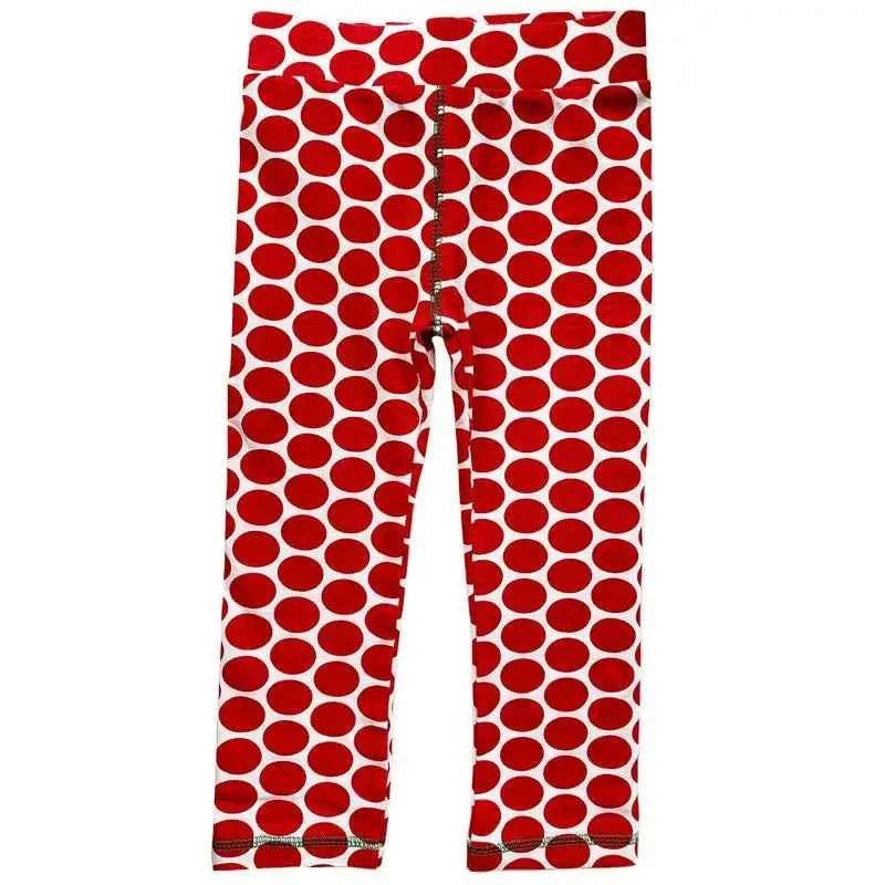 Girls Christmas Tree Damask Dress & Leggings Set