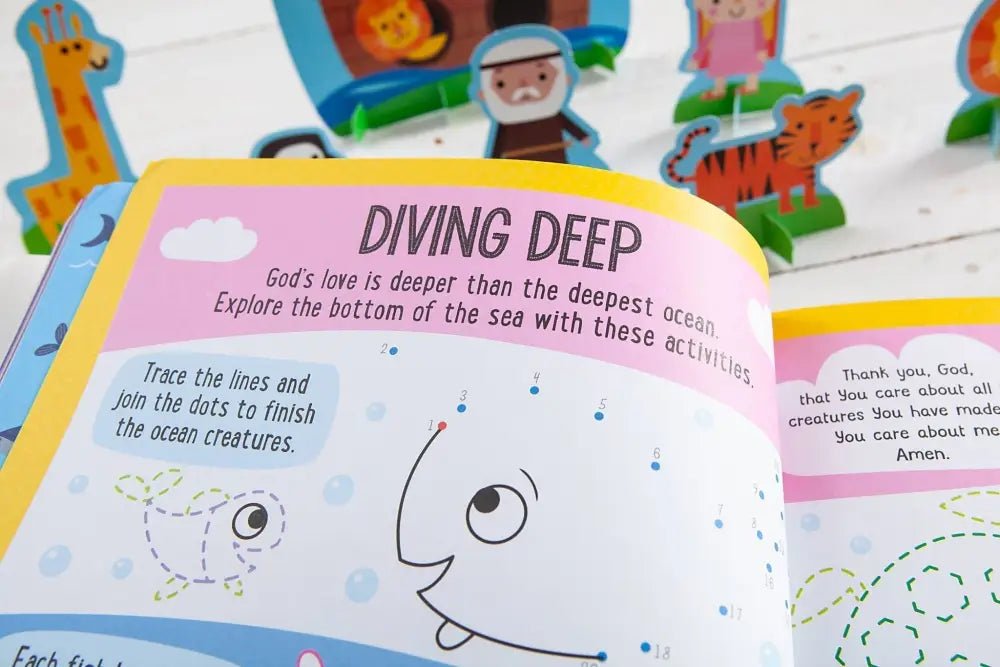 God’s Underwater World Activity Book for Toddlers - Kids Books children’s activity book
