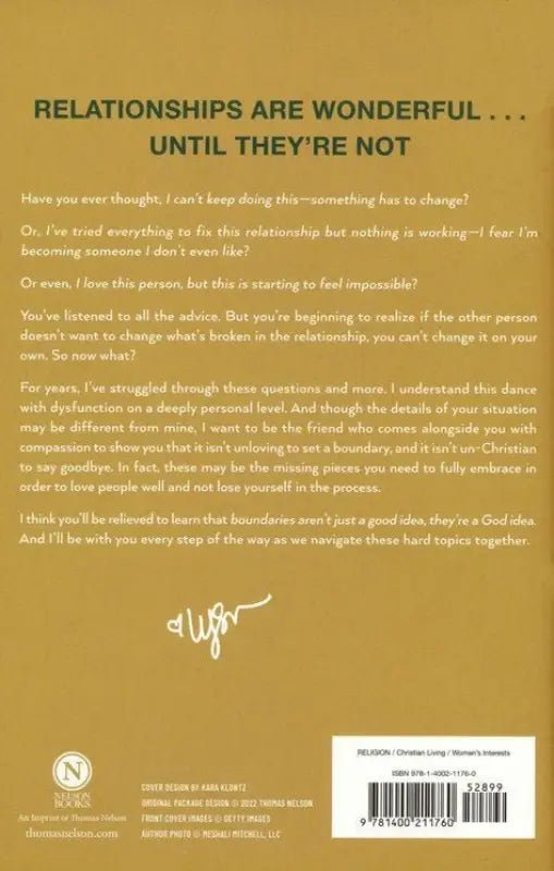 Good Boundaries and Goodbyes: Loving Others Without Losing the Best of Who You Are - Self- Help