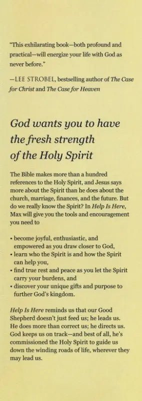 Help is Here: Finding Fresh Strength and Purpose in the Power of the Holy Spirit - Devotionals