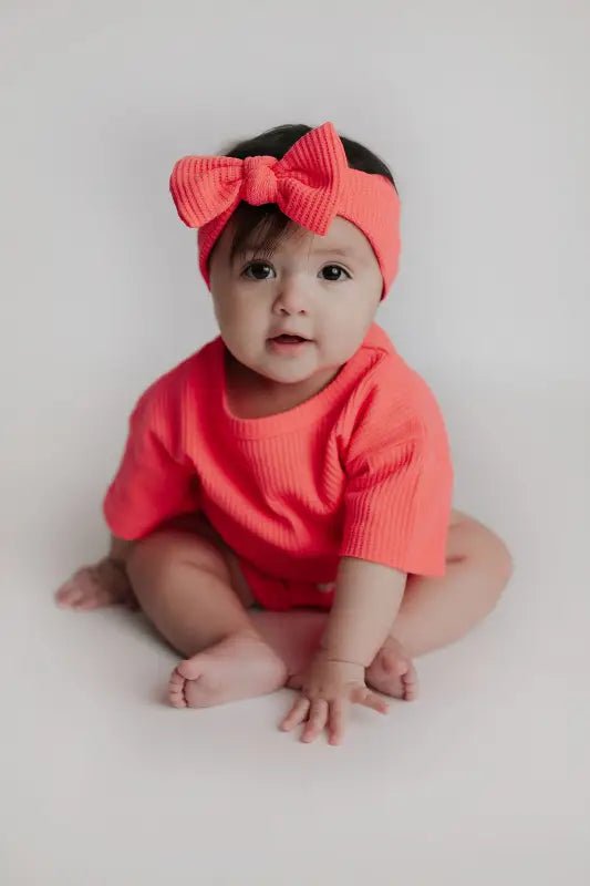 Hot Pink Summer Waffle Set by Three Little Tots - Toddler Pajamas