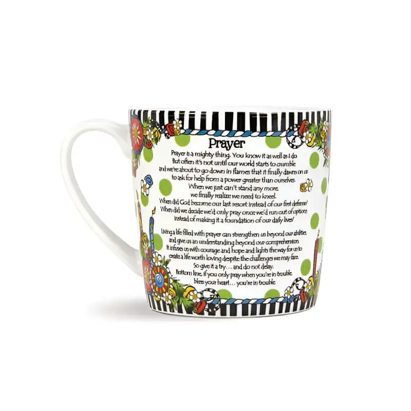 If You Only Pray When You’re In Trouble Ceramic Mug - Mugs decorated coffee mug