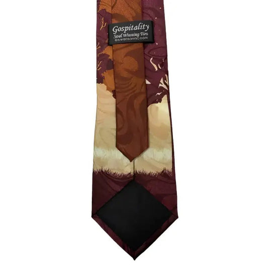 Jeremiah 17:7 Deer Polyester Tie - Neckties patterned necktie