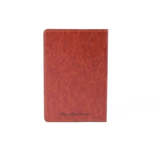 Jeremiah 29:11 Brown Leatherette Christian Journal for Faith Reflection & Prayer - Journals