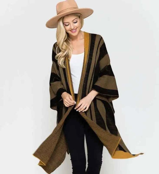 Justin & Taylor Striped Kimono for Women - Stylish Comfort