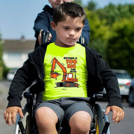 Kerusso Kids T-Shirt Nothing Too Big - 3T / Safety Green - Boy’s T-Shirts