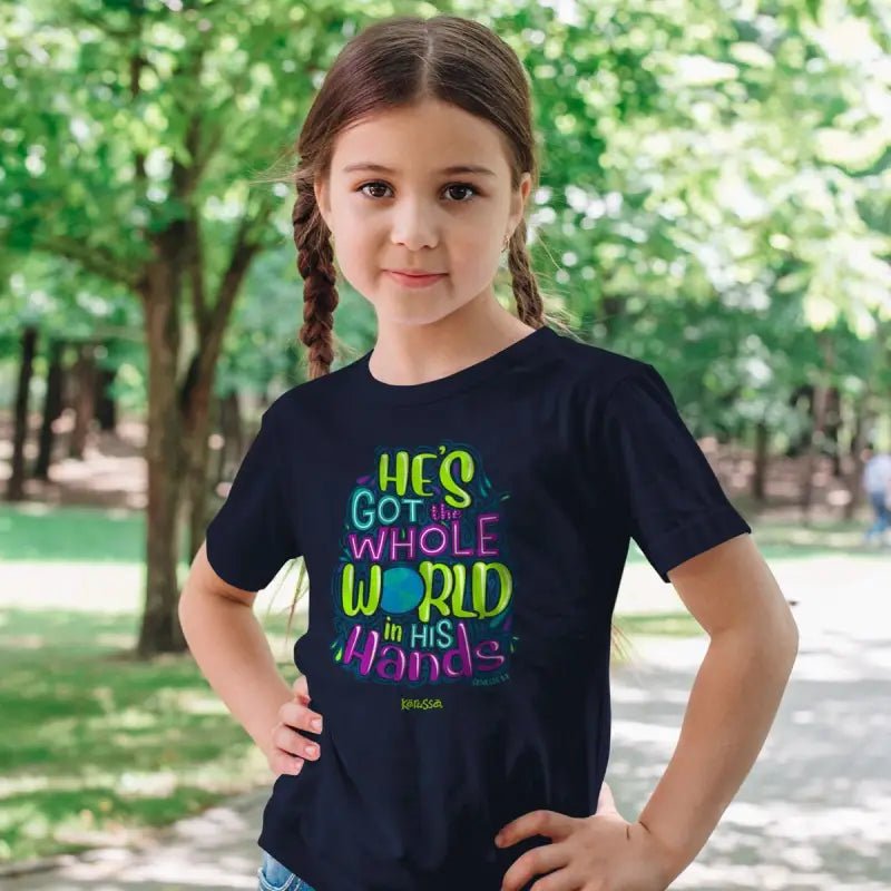 Kerusso Kids T-Shirt Whole World - 3T / Navy - Kids T-Shirts