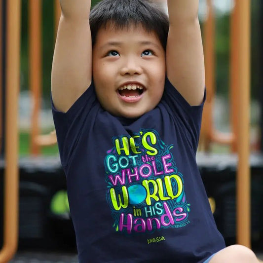 Kerusso Kids T-Shirt Whole World - 4T / Navy - Kids T-Shirts