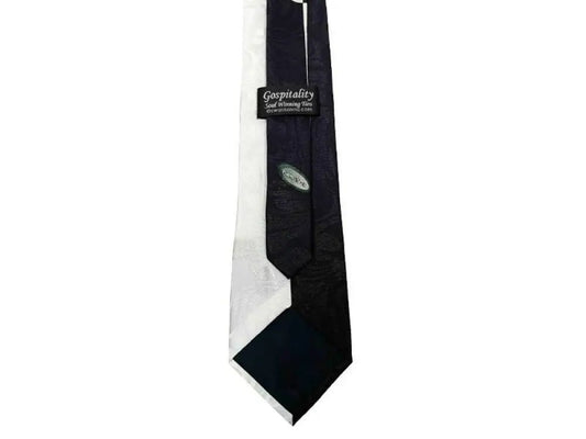 Let All That Hath Breath Praise Him Men’s Tie - Neckties black white necktie