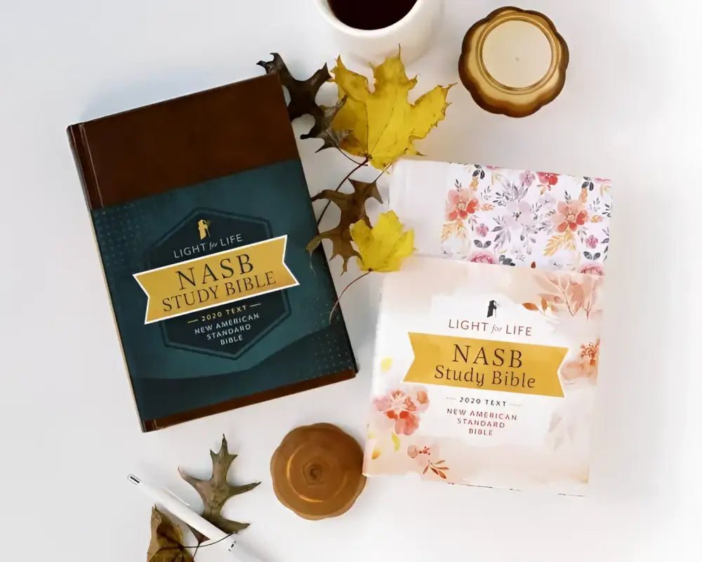 Golden Fields Light for Life NASB Study Bible - Bibles two nasb study bibles