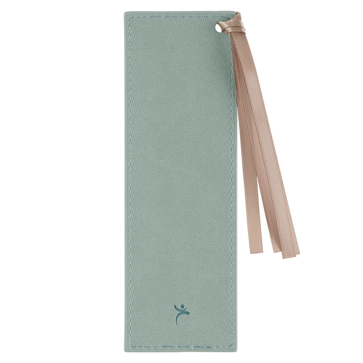 Live by Faith Teal Faux Leather Bookmark - 2 Corinthians 5:6 - 7 | Bookmarks | 2