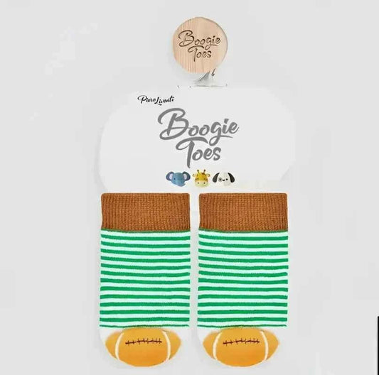 Liventi Football Rattle Socks for Babies – Soft Baby Socks