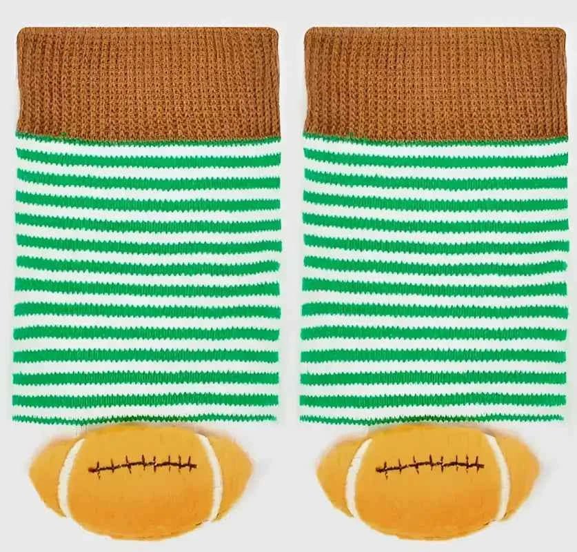 Liventi Football Rattle Socks for Babies – Soft Baby Socks