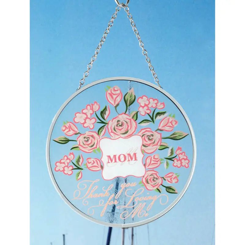 Mom Thank you Glass Sun Catcher 6’’ - Sun Catchers