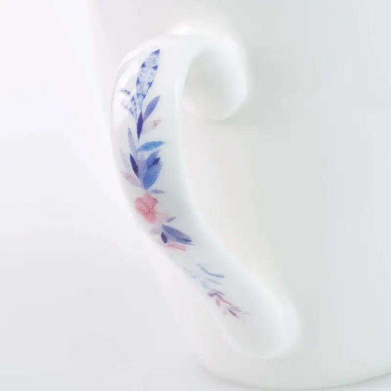 My Grace is Sufficient Coffee Mug - 2 Corinthians 12:9 - Mugs white mug handle floral design