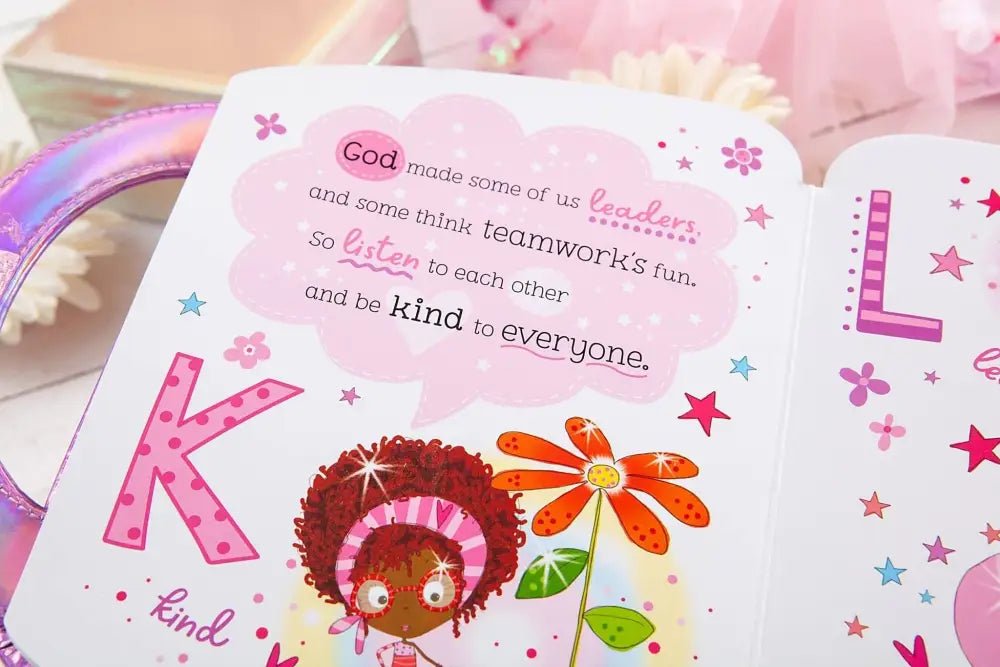 My Pretty Pink ABC of God Loves Me Book For Toddlers - Kids Books children’s book page