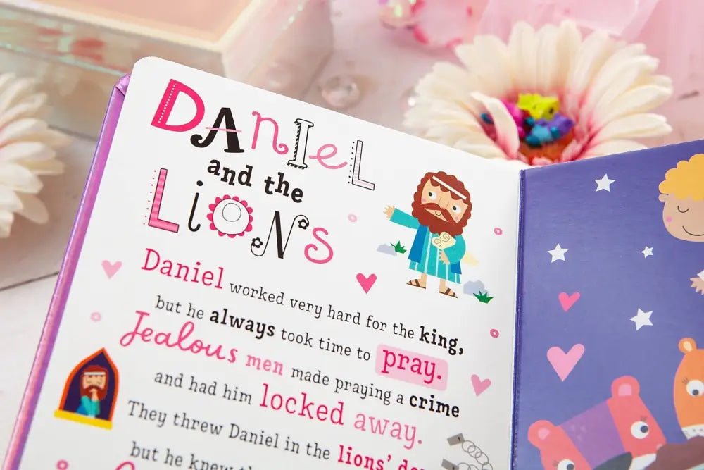 My Pretty Pink Bible - Bibles children’s book daniel lions
