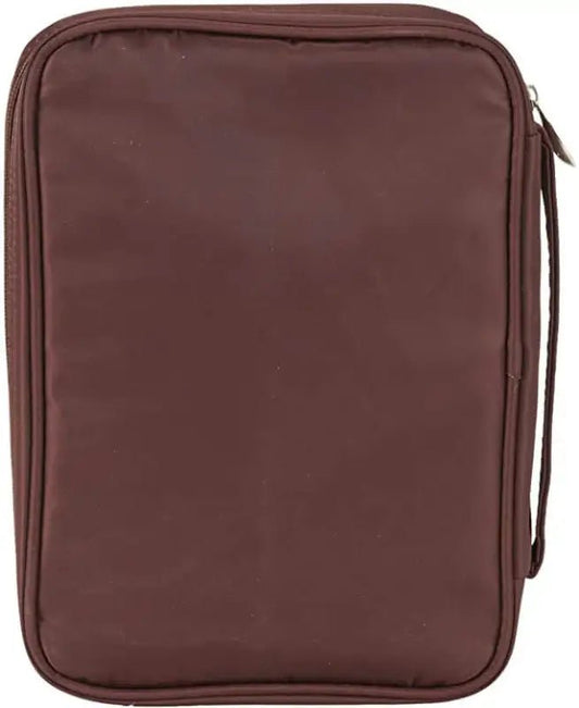 Names of Jesus Bible Cover - Bible Covers brown zippered case