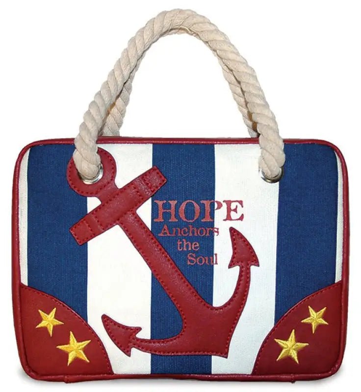 Nautical: Hope Anchors The Soul Bible Cover - Medium - Bible Covers