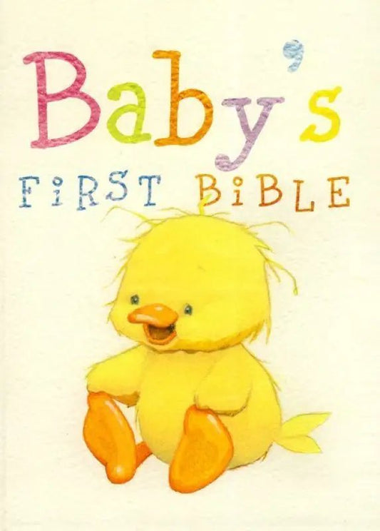NKJV Baby’s First Bible – Hardcover Christian Baby Gift with Scripture & Duck Design by Beverly Luedecke - Bibles