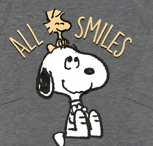 Okie Dokie Girls Snoopy Bodysuit - Unisex Onesies snoopy woodstock graphic